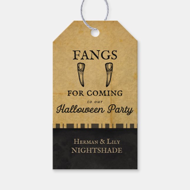 Halloween Vampire | Anvisningar för kommande | ANP Presentetikett (Framsidan)