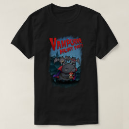 Halloween Vampire Cat Vampurr T Shirt