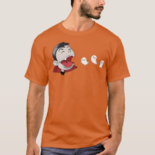Halloween Vampire Eating Ghost Gamer Manar Women K T Shirt