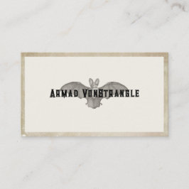 Halloween Vampire Fladdermus Affärskort Visitkort