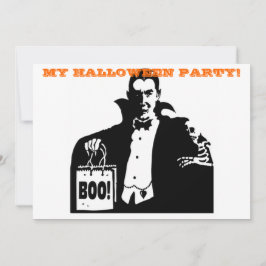 Halloween Vampire Inbjudan