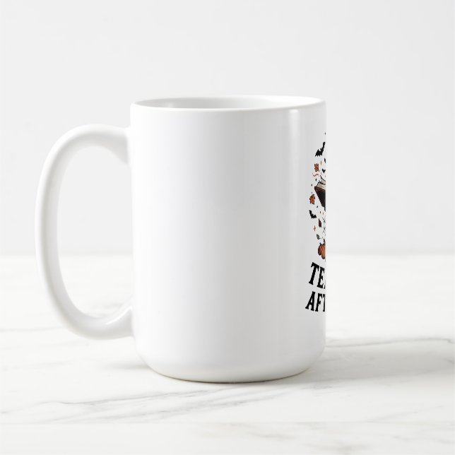 Halloween Vampire Lärare T-shirt Kaffemugg (Vänster)