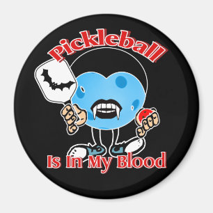 Halloween Vampire - Pickleball är i mitt blod Magnet