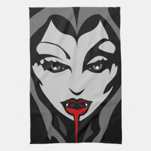Halloween Vampire Towel Coola Halloween Tea Towels Kökshandduk