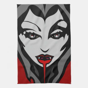 Halloween Vampire Towel Coola Halloween Tea Towels Kökshandduk