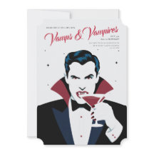 Halloween Vamps & Vampyres-inbjudan till Anpassnin
