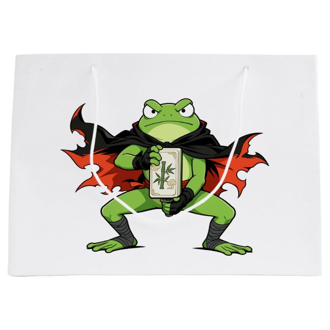 Halloween Vampyr Groda Håller Fa Tile Mahjong  (Framsidan)