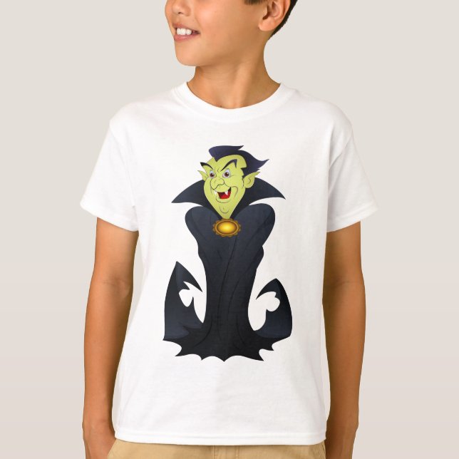 Halloween vampyr t shirt (Framsida)