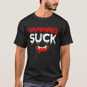Halloween-vampyrfraser Kuslig varulv Blodsa T Shirt