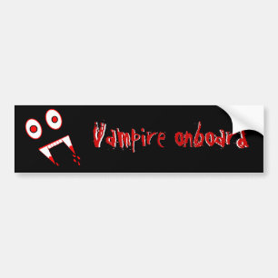 Halloween vampyrtänder bildekal