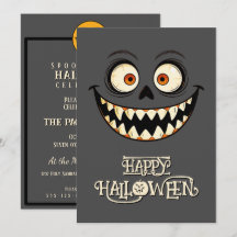 HALLOWEEN - Vänligt Skrämmande Pumpa Ansikte 2