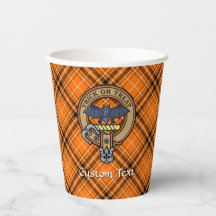 Halloween-Vapensköld över Tartan Pappra Kopp