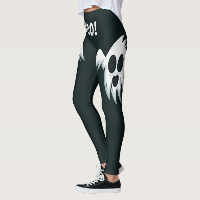 Halloween varar spökskrivareare beställnings- leggings (Vänster)