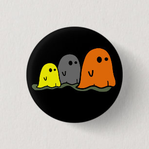 Halloween varar spökskrivareare gulligt knäppas knapp