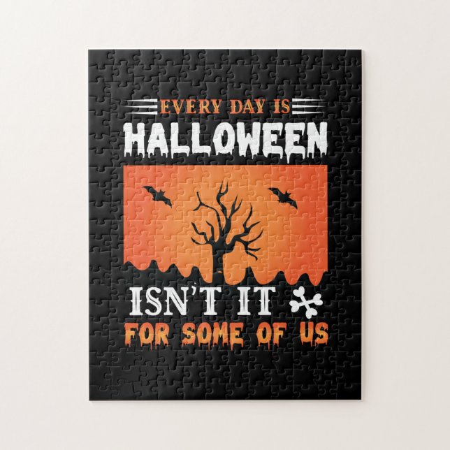 Halloween-vardagen är en Halloween Pussel (Vertikal)