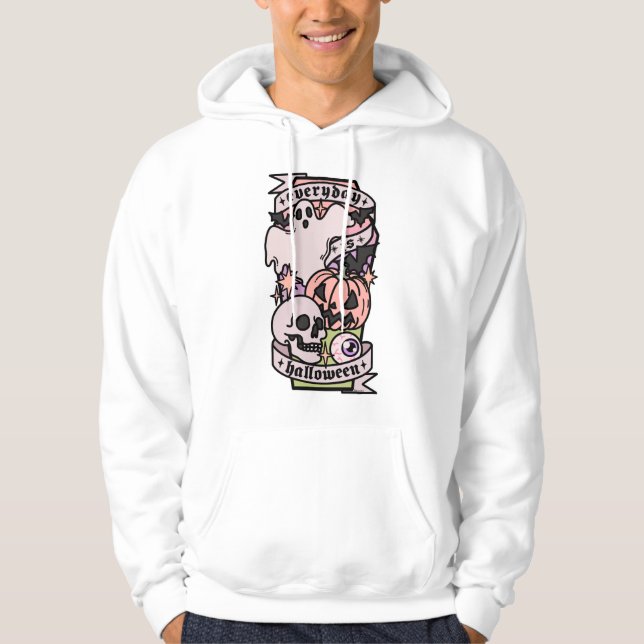 Halloween-vardagsdag Hoodie (Framsida)