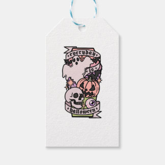 Halloween-vardagsdag Presentetikett