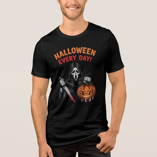 Halloween varje dag.. t shirt (Framsida)