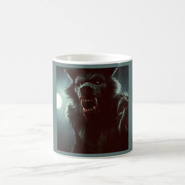 Halloween - Varulv 2 Kaffemugg (Center)