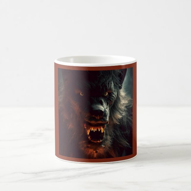 Halloween - Varulv 3 Kaffemugg (Center)