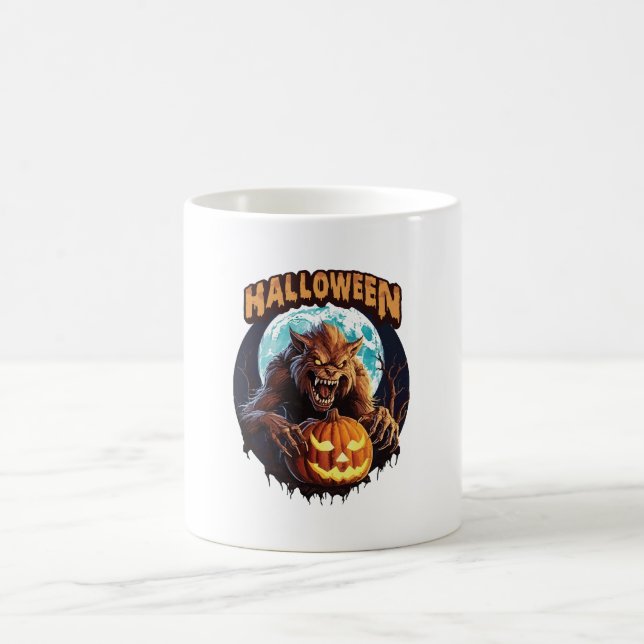 Halloween Varulv Kaffemugg (Center)