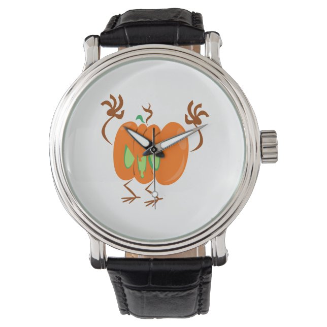 Halloween-växt Armbandsur (Framsida)