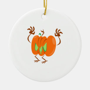 Halloween-växt Julgransprydnad Keramik