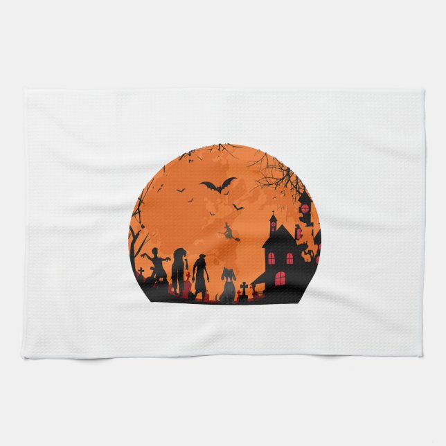 halloween vector        kökshandduk (Horisontell)