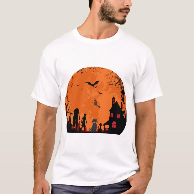 halloween vektor t shirt (Framsida)