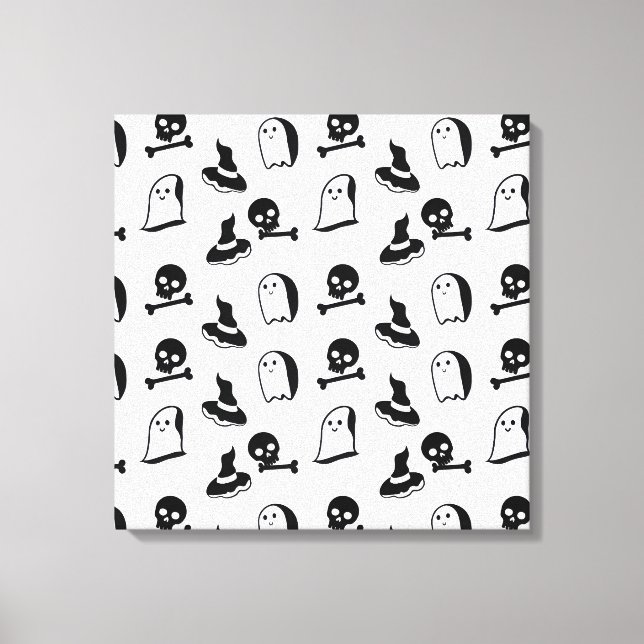 Halloween-vektorkonst Canvastryck (Framsida)