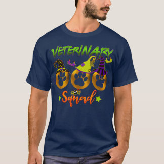 Halloween Veterinary Squad Pets Älskare T Shirt