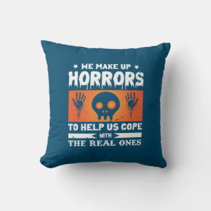 Halloween vi konfektionerar fasor kudde