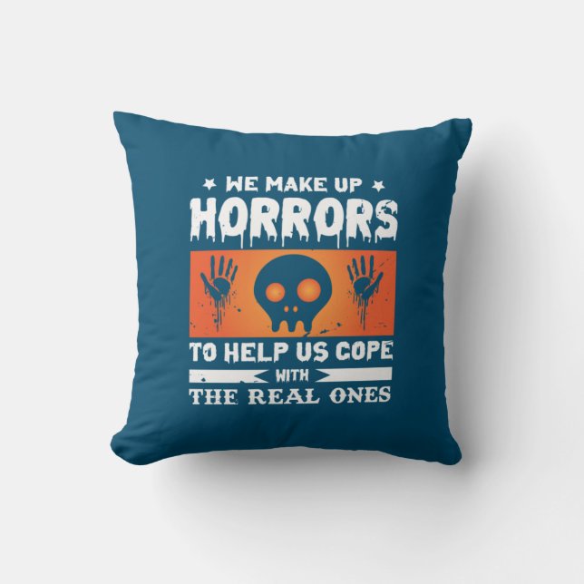 Halloween vi konfektionerar fasor kudde (Framsida)