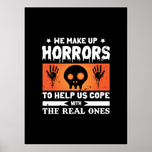 Halloween vi konfektionerar fasor poster