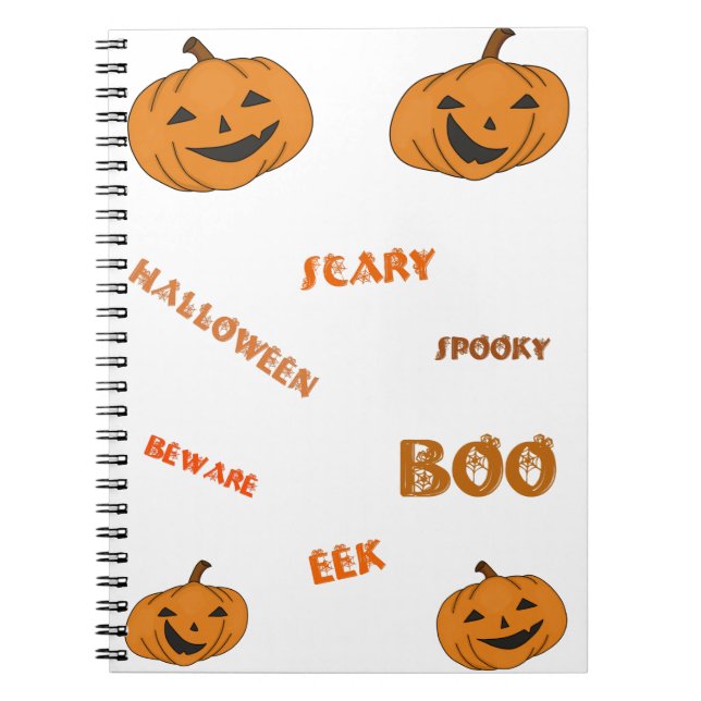 Halloween Vibes Anteckningsbok (Framsidan)