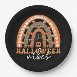 Halloween Vibes Boho Rainbow Fall Spooky