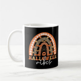 Halloween Vibes Boho Rainbow Fall Spooky Kaffemugg