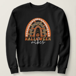 Halloween Vibes Boho Rainbow Fall Spooky T Shirt