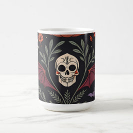 Halloween Vibes Mönster Kaffemugg