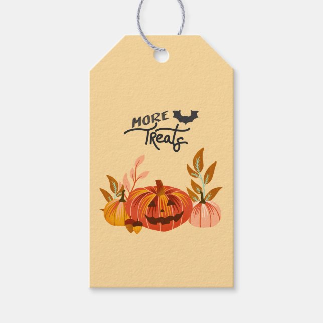 Halloween Vibes • More Treats Presentetikett (Framsidan)