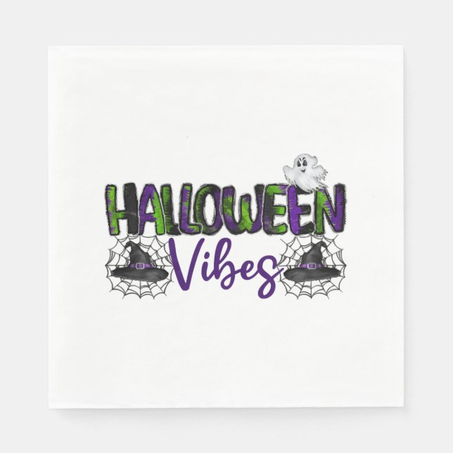 Halloween Vibes Pappersservett (Framsidan)