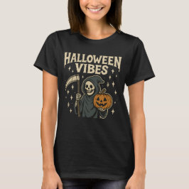Halloween Vibes Reaper T Shirt