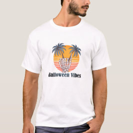 Halloween Vibes: Tropical Skeleton" T Shirt