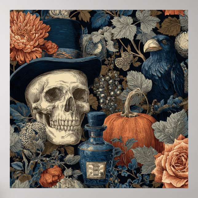 Halloween Victorian Poster (Framsidan)