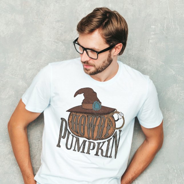 HALLOWEEN VILDA WESTERN HOWDY PUMPKIN | COWBOY T SHIRT (Skapare uppladdad)