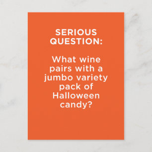 Halloween: Vilka par med Vin & Candy? Vykort