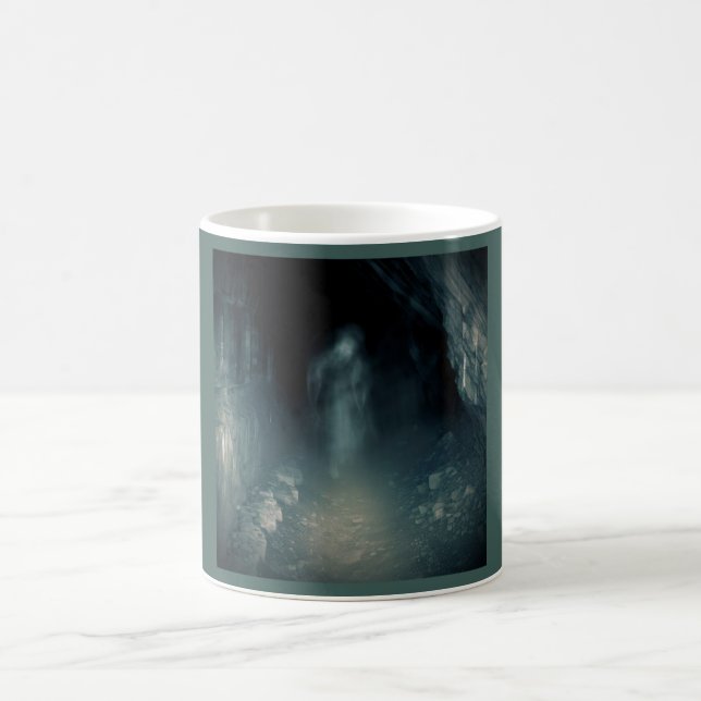 Halloween - vingad gruva 2 kaffemugg (Center)