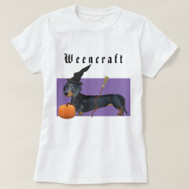 Halloween| Vinnarfartyg Dachshund Witch Funy T Shirt