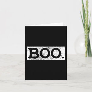 Halloween Vintage Boo Roligt Gift Halloween Costum Kort