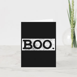 Halloween Vintage Boo Roligt Gift Kort
